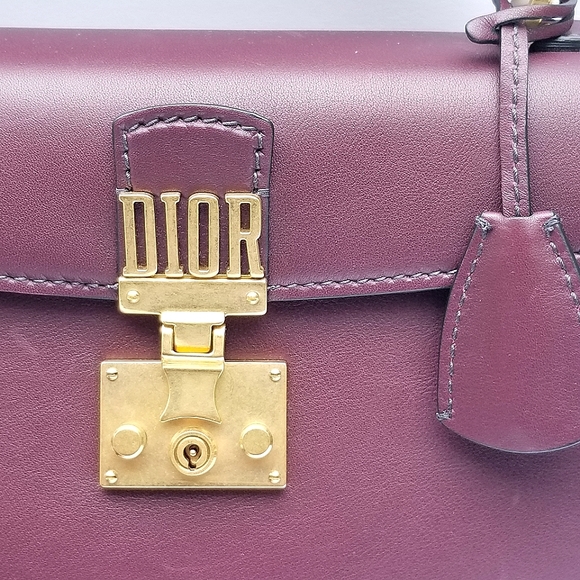 Gorgeous Christian Dior Dioraddict Top handle Leather satchel Handbag - Picture 10 of 16